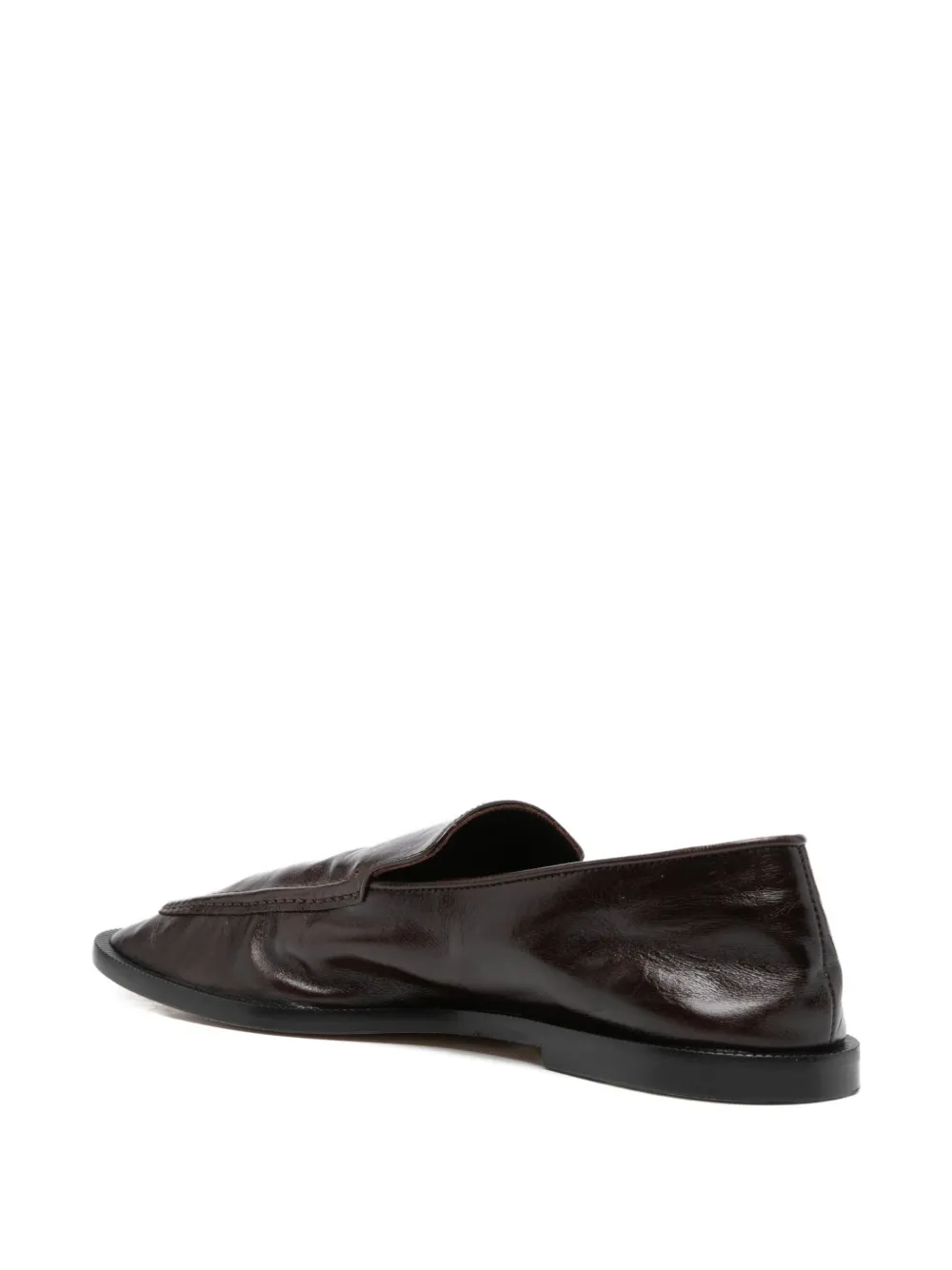 Alysi Leather Loafers In Brown