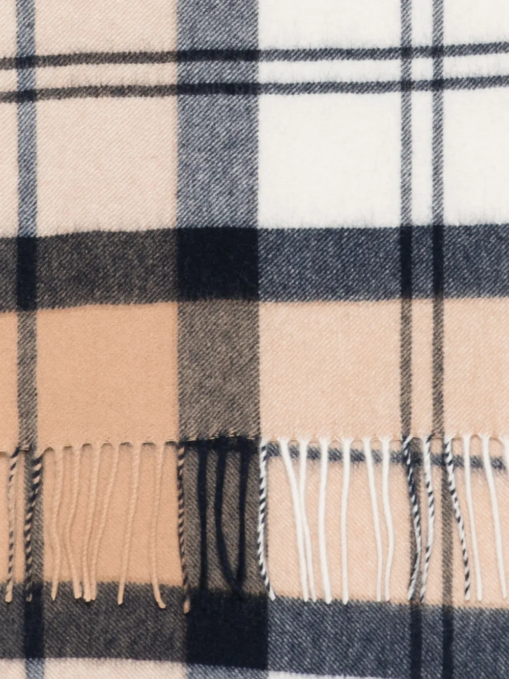 Barbour Kasjmier sjaal met tartan ruit Beige