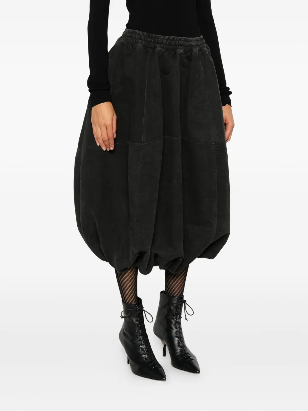 YMC Parachute elastische rok Grijs