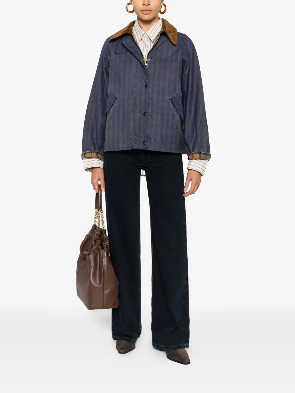 Barbour Transport corduroy-collar jacket | Down Jackets | Image 2