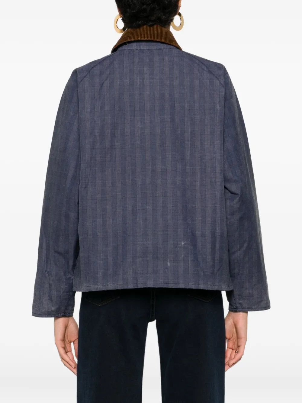 Barbour Transport jack met ribfluwelen kraag Grijs