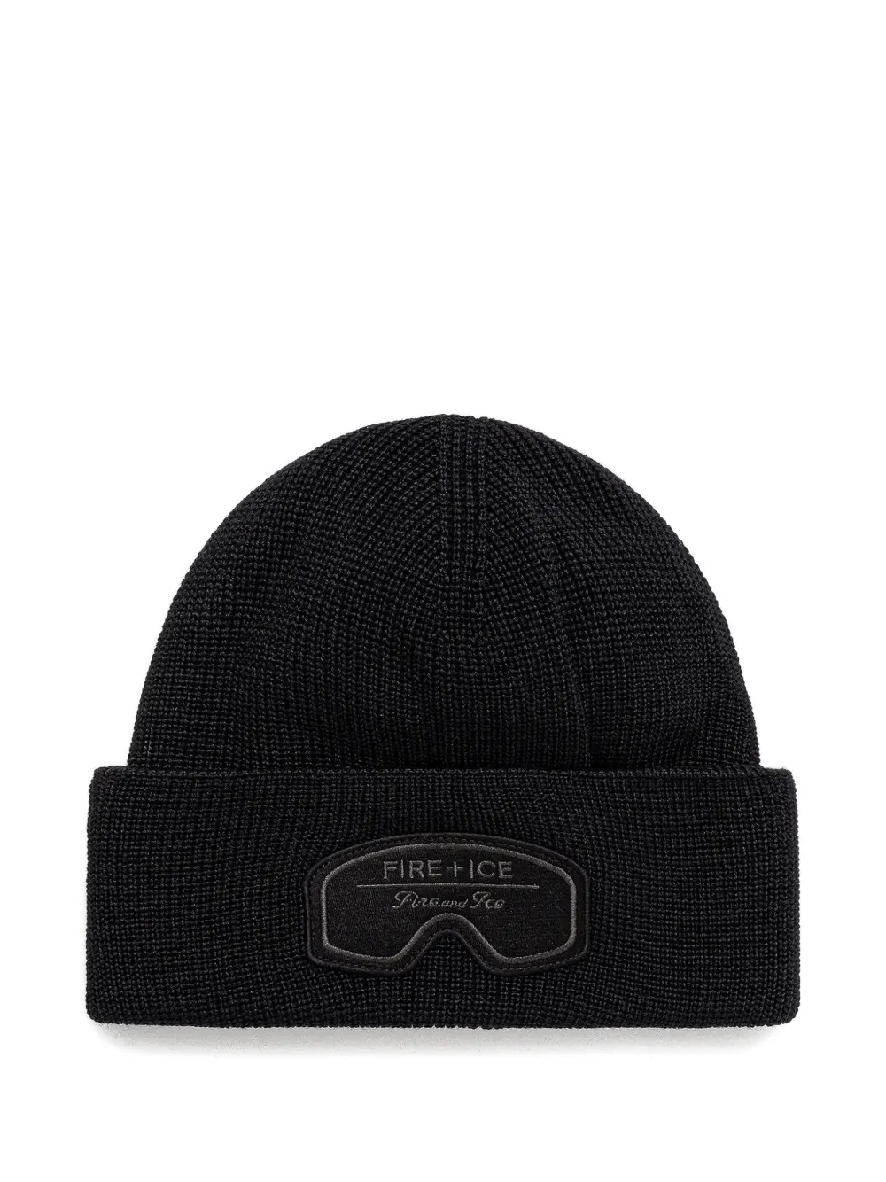 BOGNER FIRE+ICE Zaida logo-patch beanie | Black | Image 1