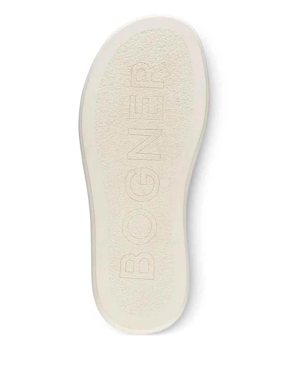  Bogner Criss-cross Logo Flat Sandals - White 