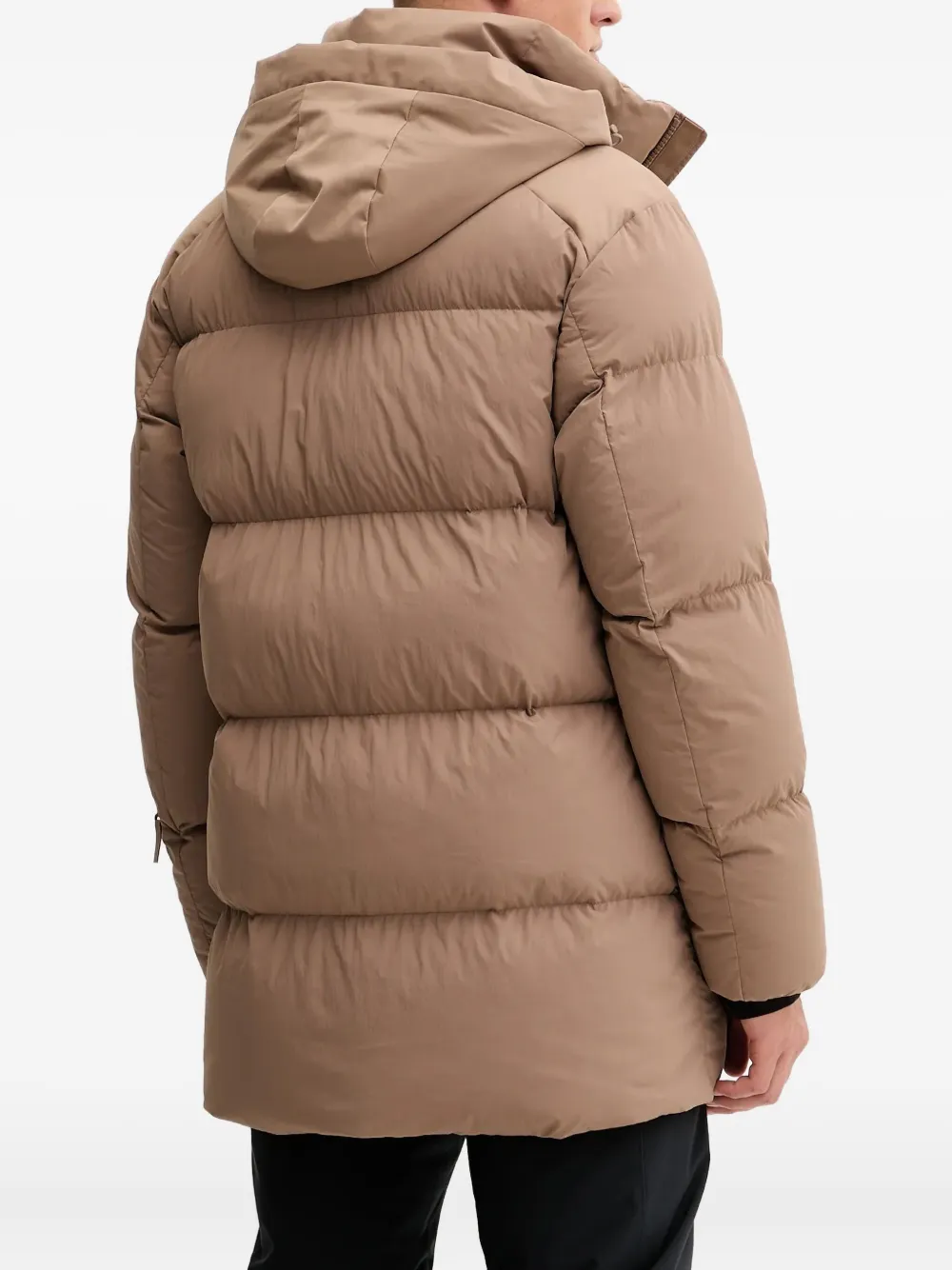 BOGNER FIRE+ICE Yaron gewatteerd jack met capuchon Bruin