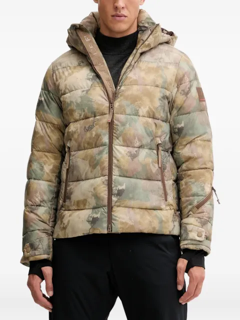 BOGNER FIRE+ICE chaqueta de esquí con motivo militar y capucha