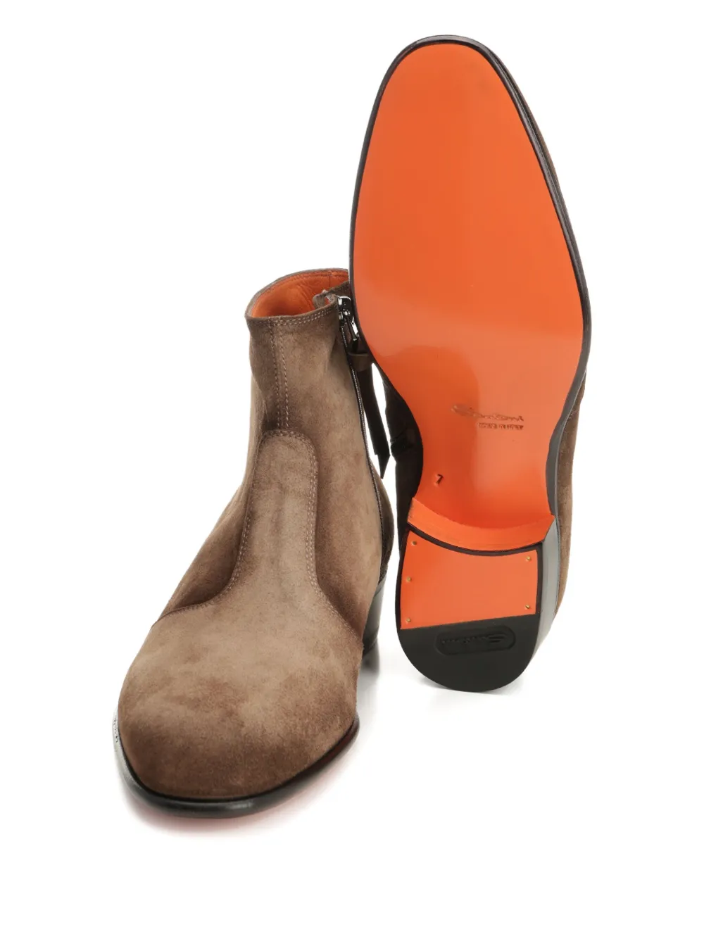 Santoni Adrian enkellaarzen Bruin