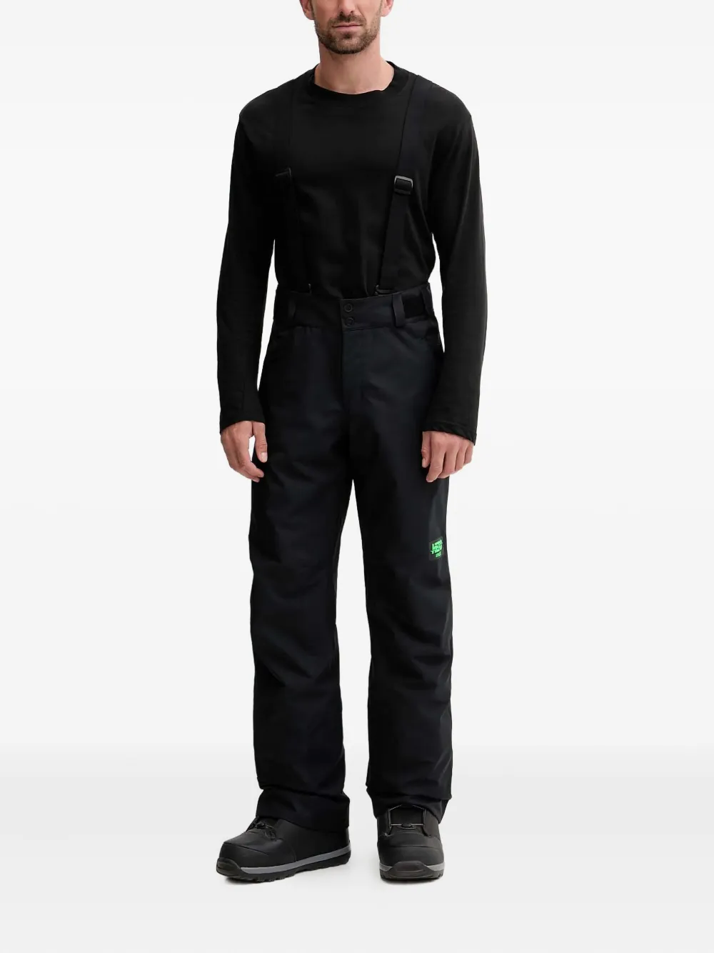 Rossignol Hero skibroek met bretels en logoprint - Zwart