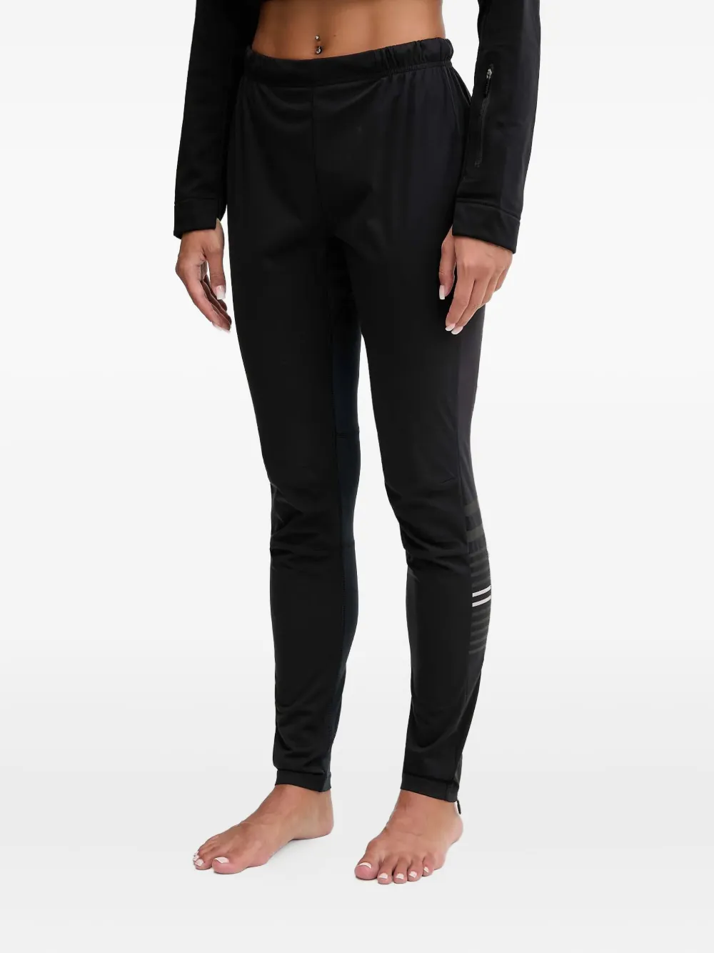 Rossignol Poursuite stripe-zipped trousers - ブラック Rossignol Poursuite stripe-zipped trousers - ブラック