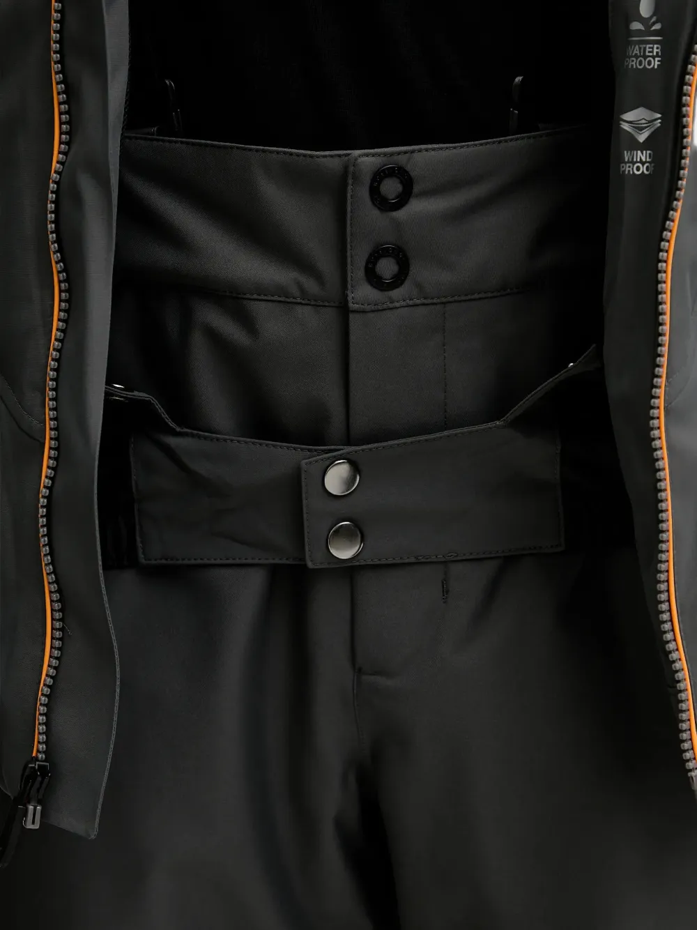 Rossignol Hooded Zip-fastening Ski Jacket In Gray