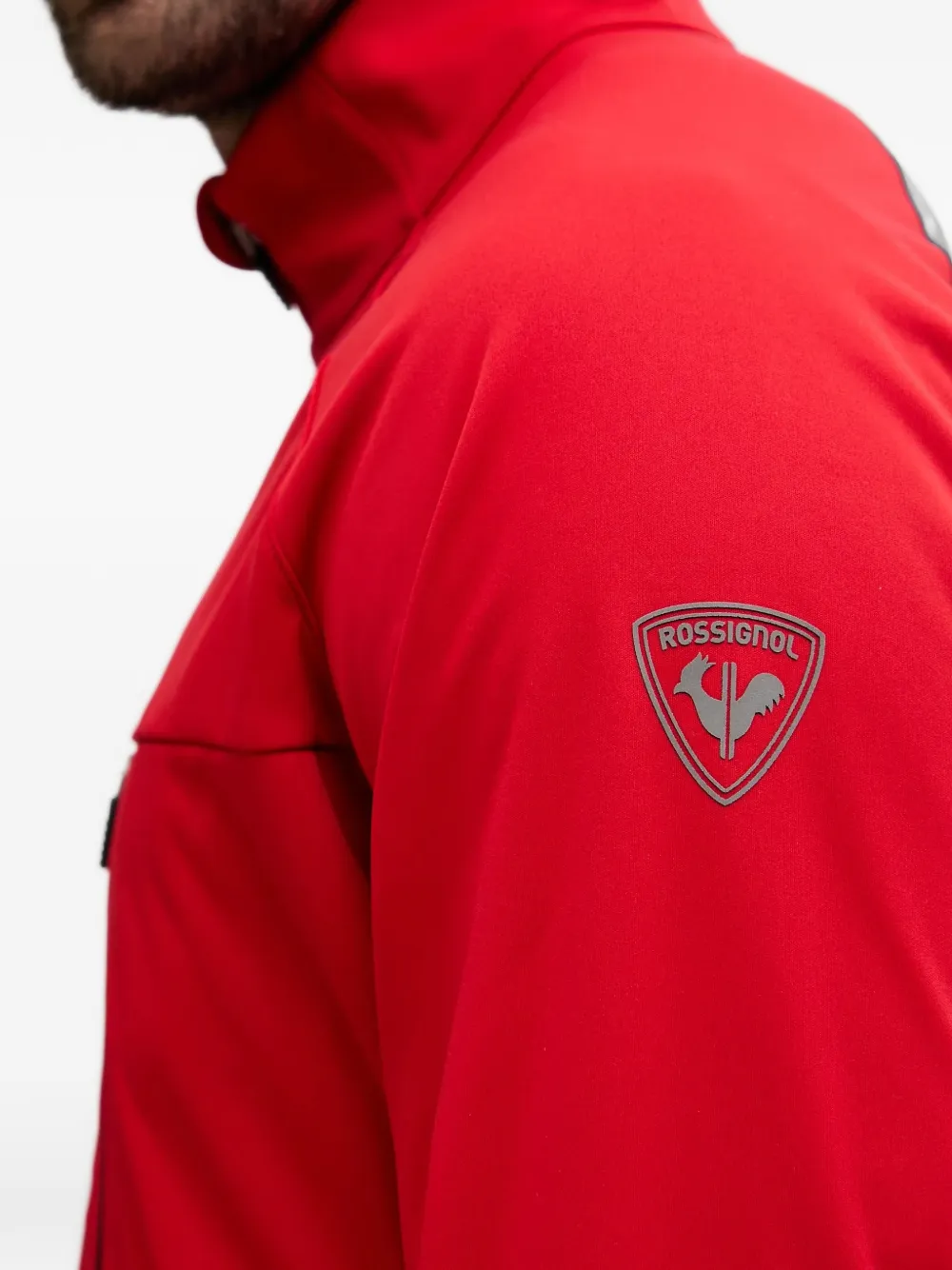 Genetys Zip-Fastening Logo-Detail Jacket