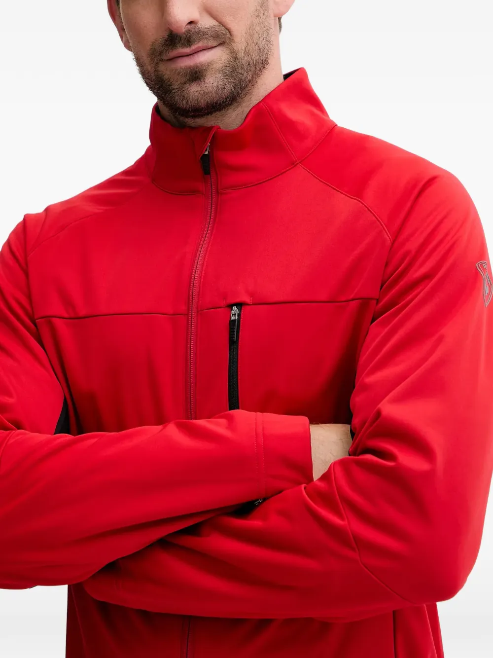 Genetys Zip-Fastening Logo-Detail Jacket