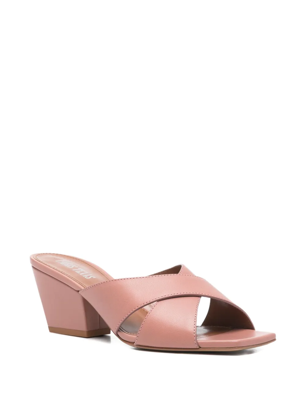 Paris Texas Arizona criss-cross mules Roze