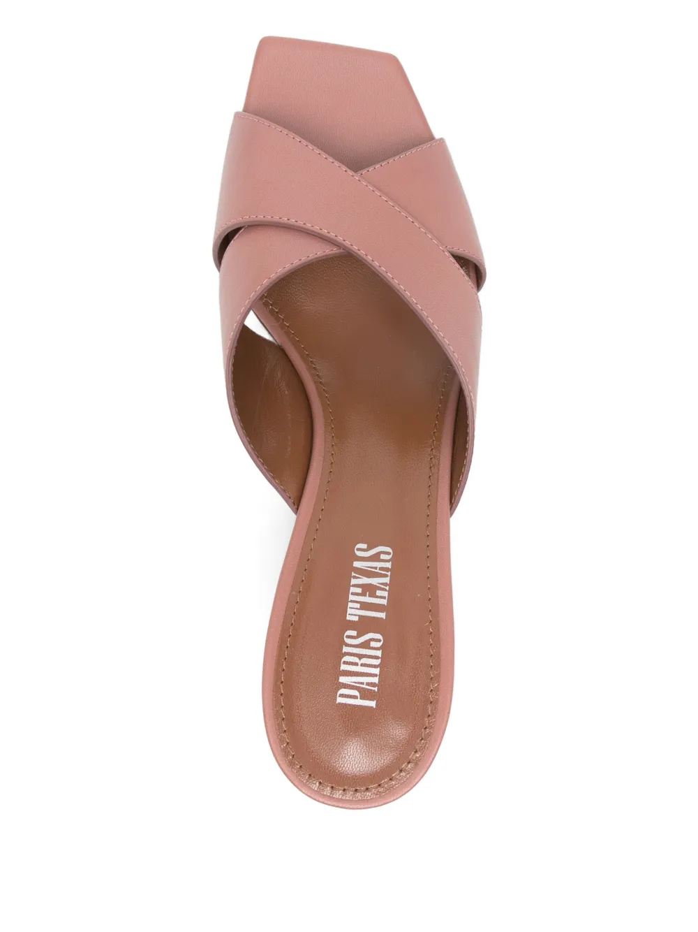 Paris Texas Arizona criss-cross mules Roze