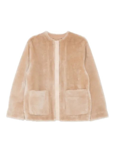 Agnona chamarra con bolsillo de parche