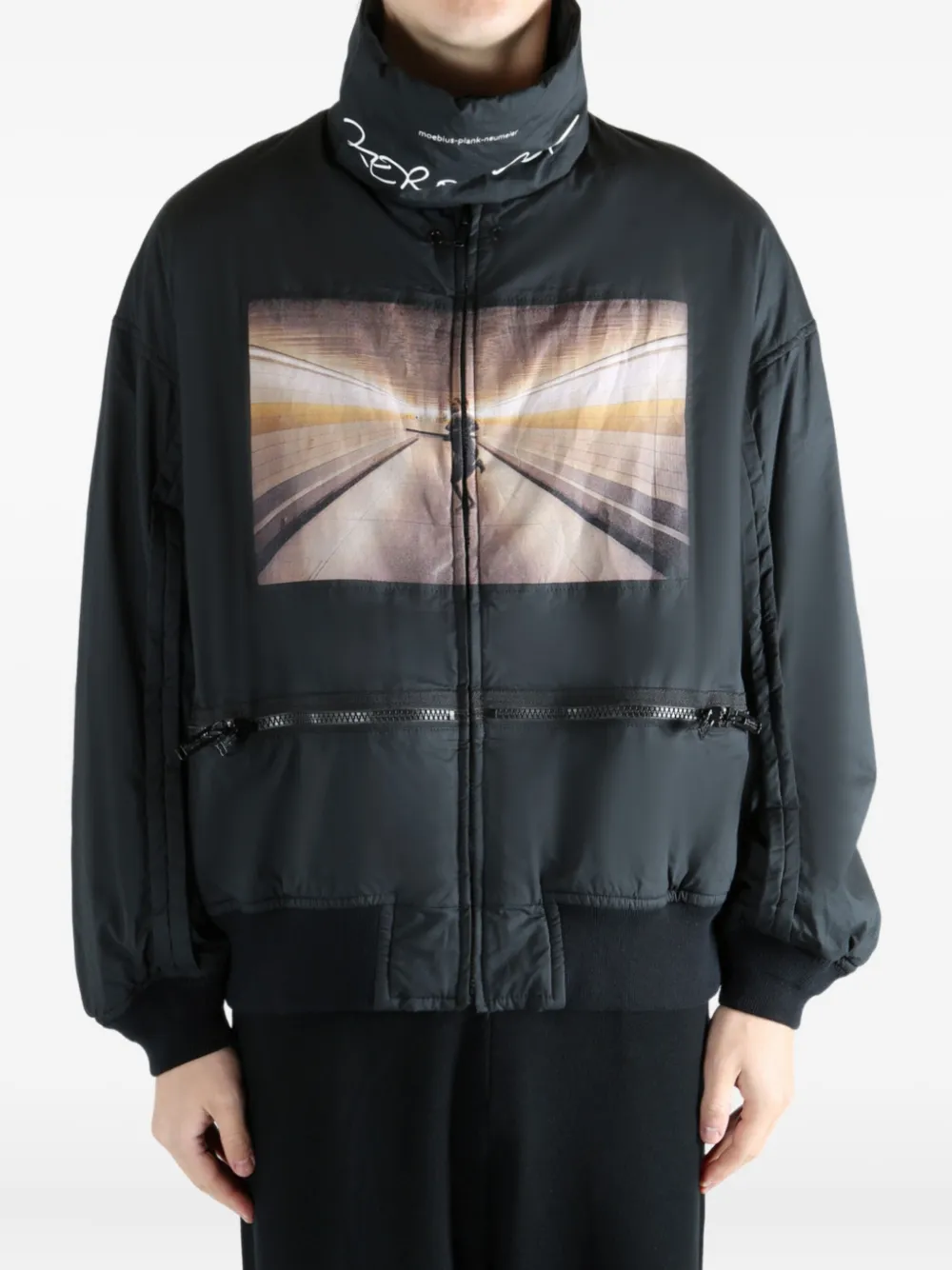Undercover zipped graphic-print jacket | Down Jackets | Image 2
