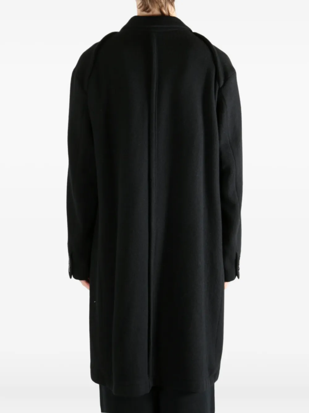 Undercover Jas met enkele rij knopen Zwart