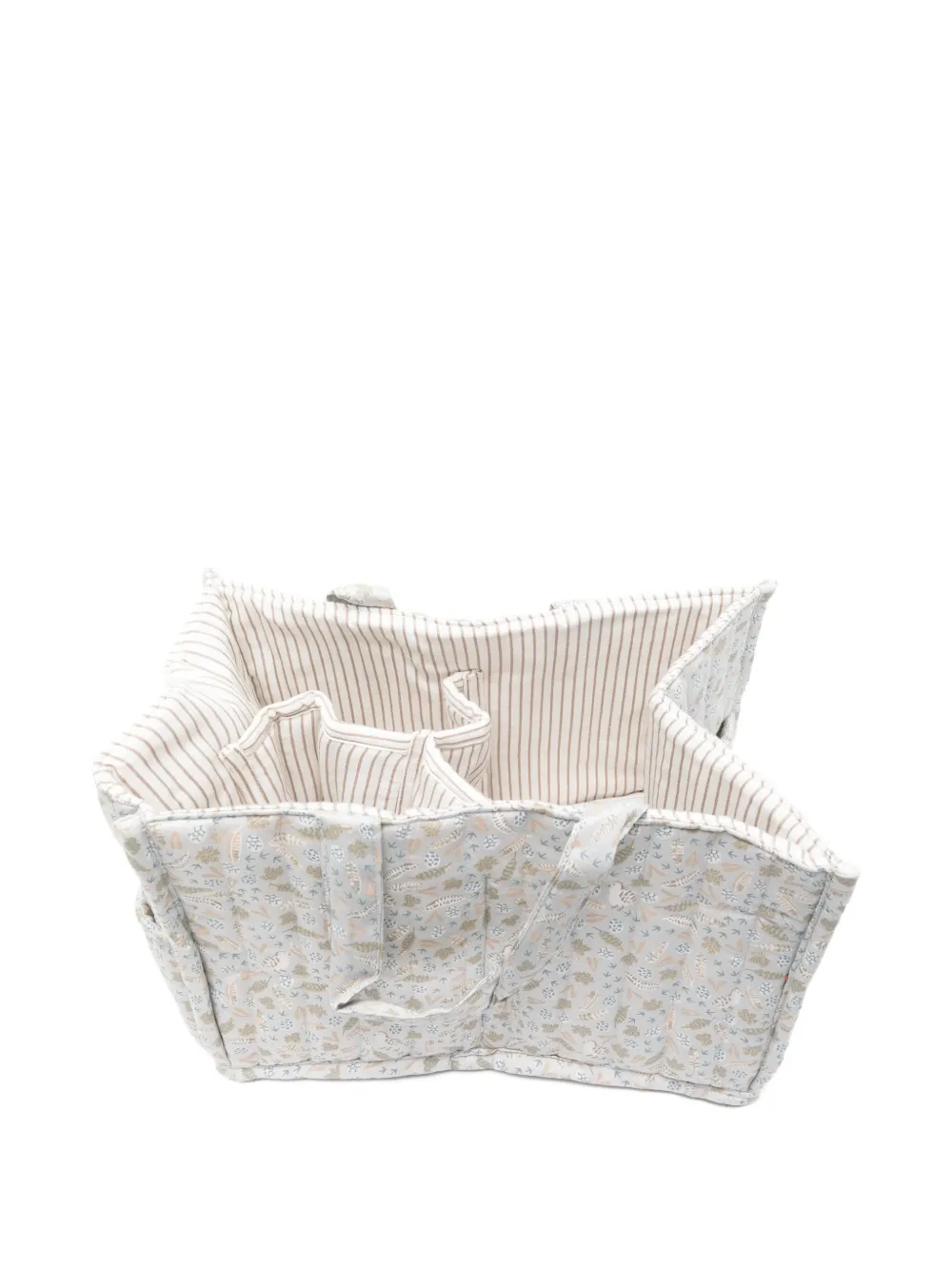 Avery Row Quilted Logo-print Changing Bag In Blue