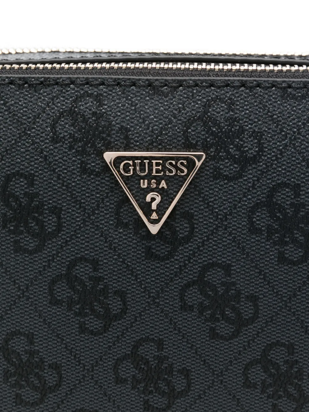 Guess Usa Noelle Ii Logo-plaque Cross Body Bag In Gray