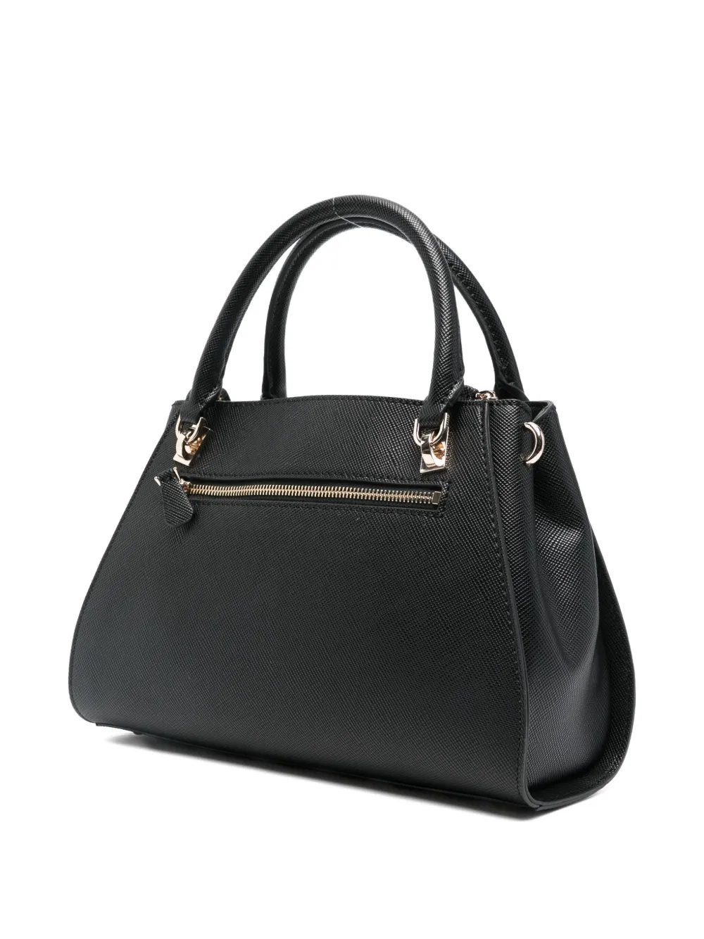 GUESS USA logo-patch tote bag - Zwart