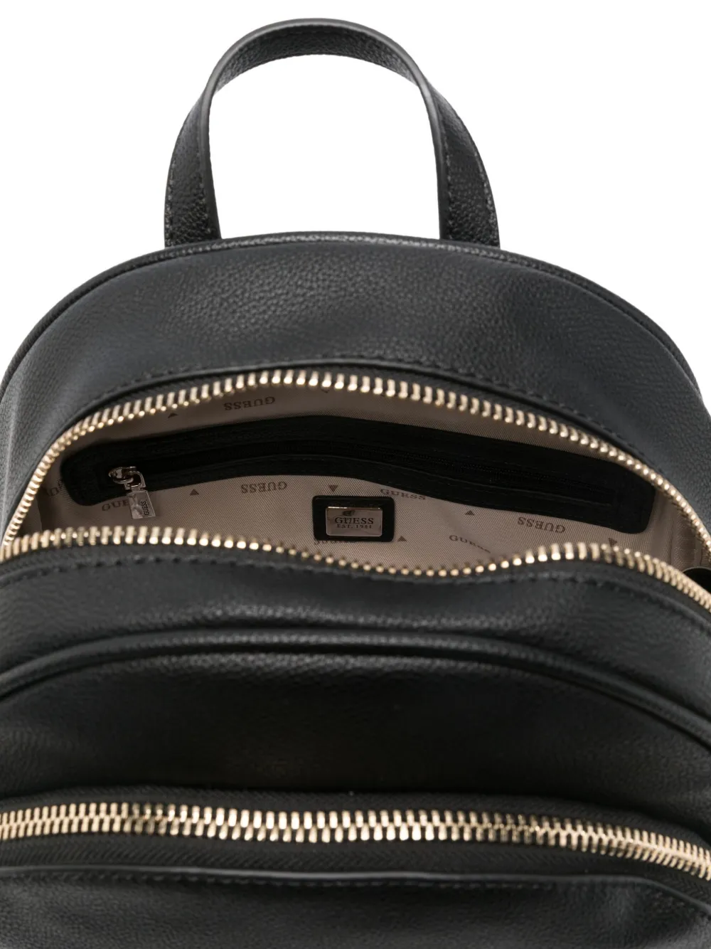 Guess Usa Zip-fastening Backpack In Black