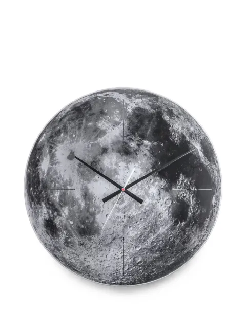 Karlsson moon-print wall clock