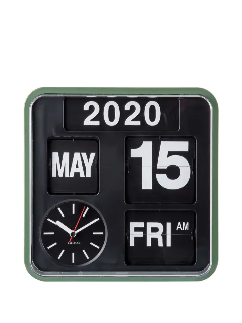 Karlsson Flip calendar wall clock