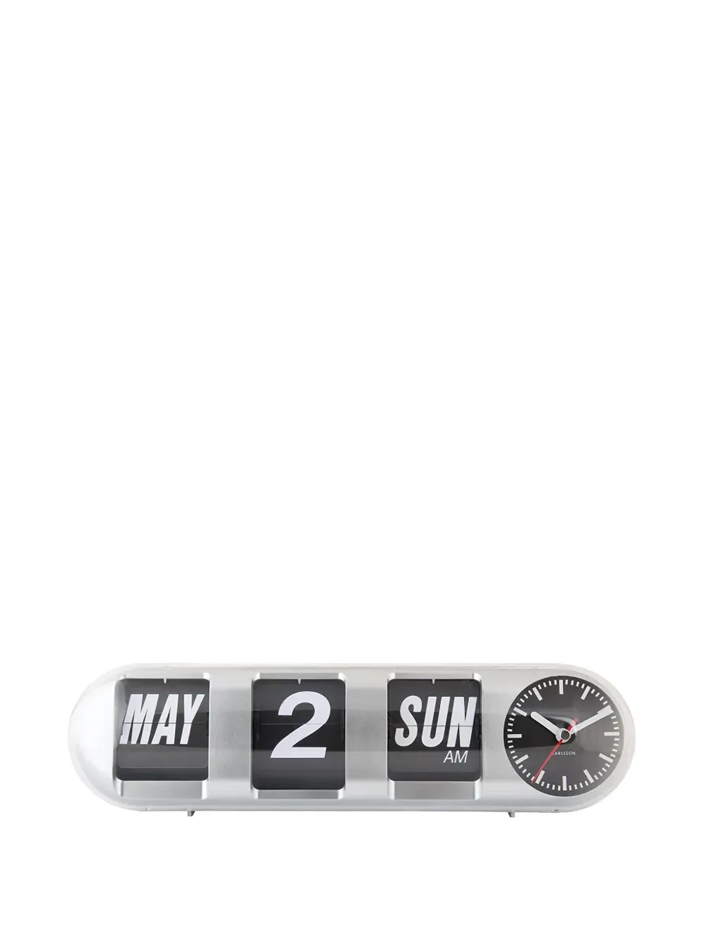Karlsson date-display wall clock - Schwarz