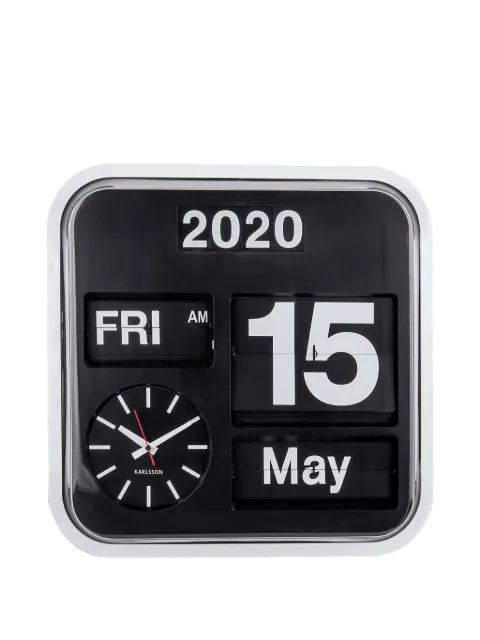 Karlsson Big Flip wall clock (43cm x 43cm)