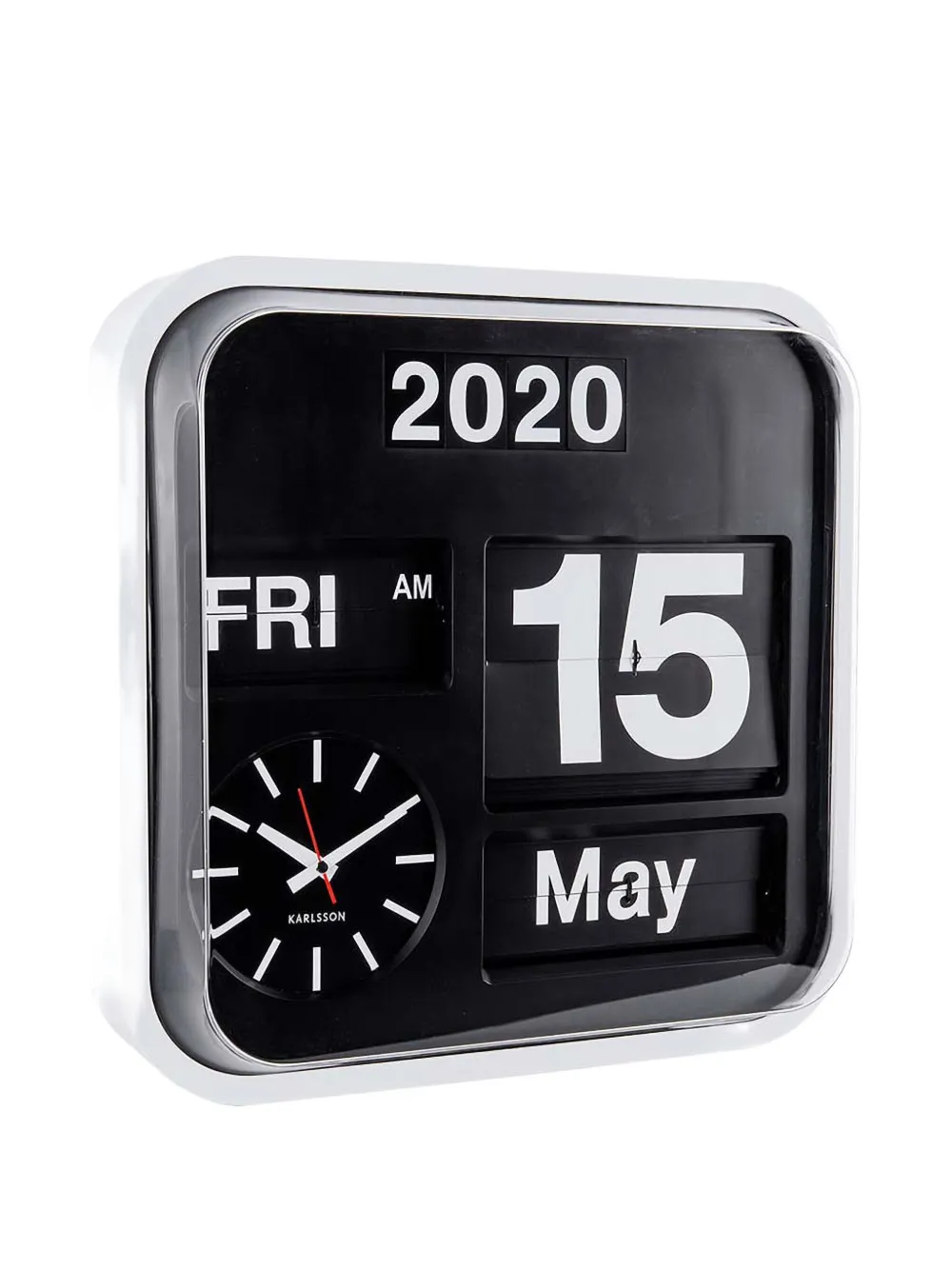 Karlsson Big Flip wall clock (43cm x 43cm) | Clocks | Image 2