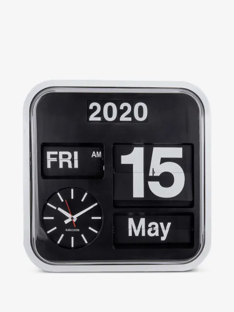 Karlsson Big Flip wall clock (43cm x 43cm)
