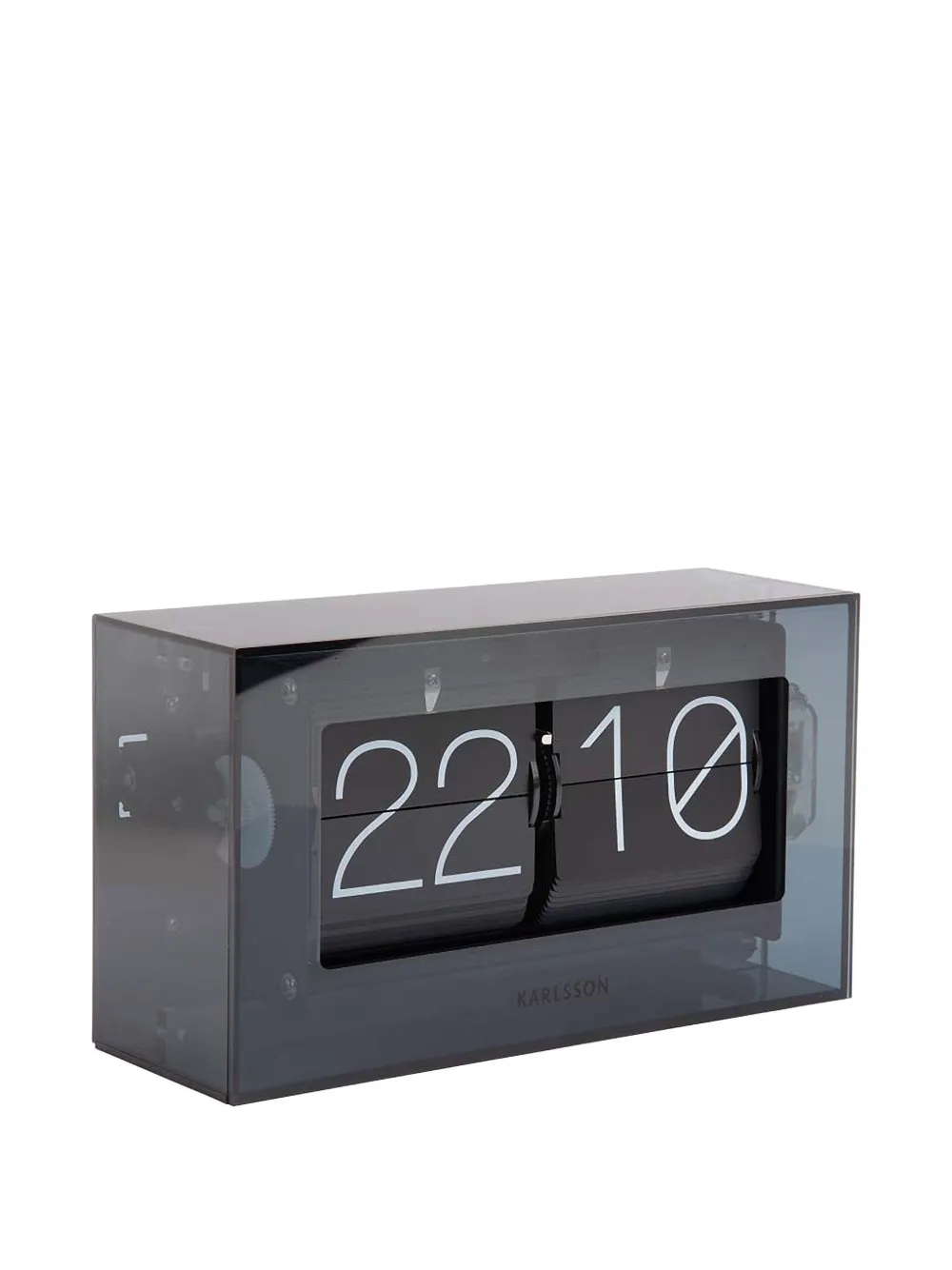 Karlsson Boxed-flip Clock In Black