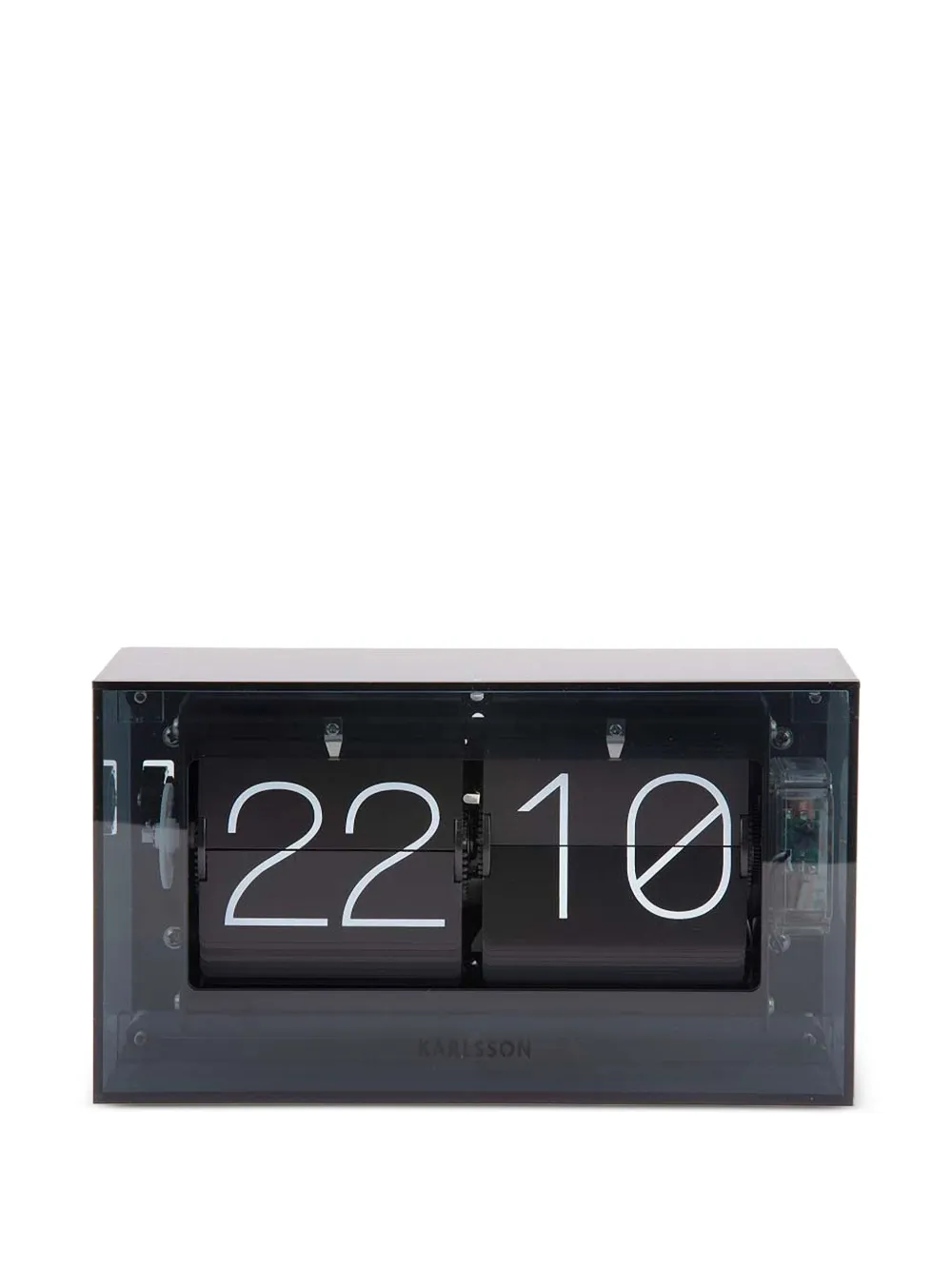 Karlsson horloge bloc à affichage style feuillets évolutifs | noir | Image 1