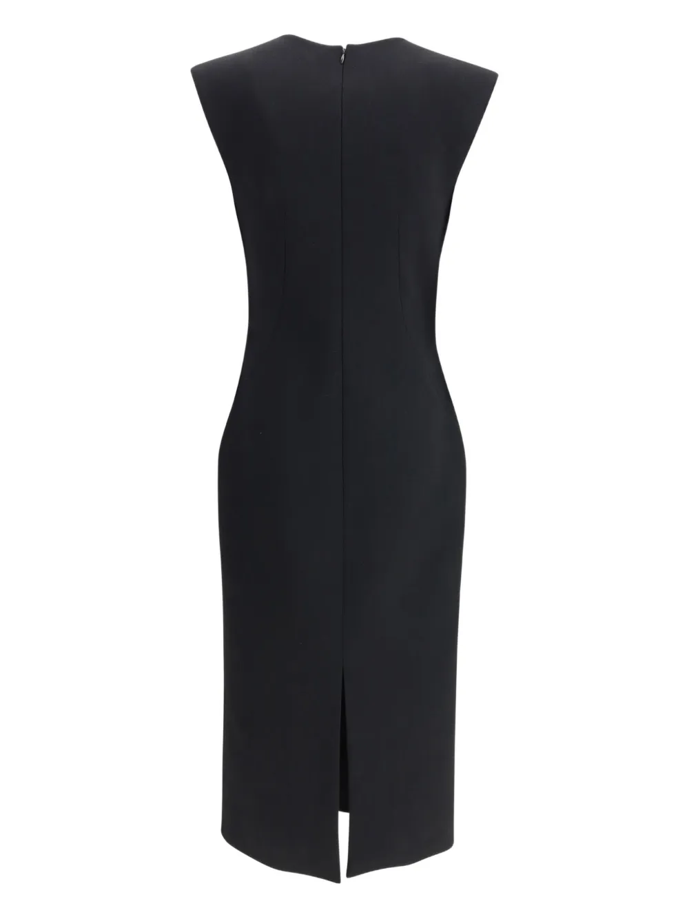 Givenchy Midi-jurk met V-hals - Zwart