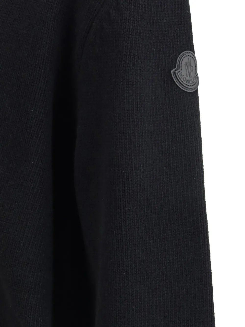 Moncler Vest met logopatch en knoopsluiting Zwart