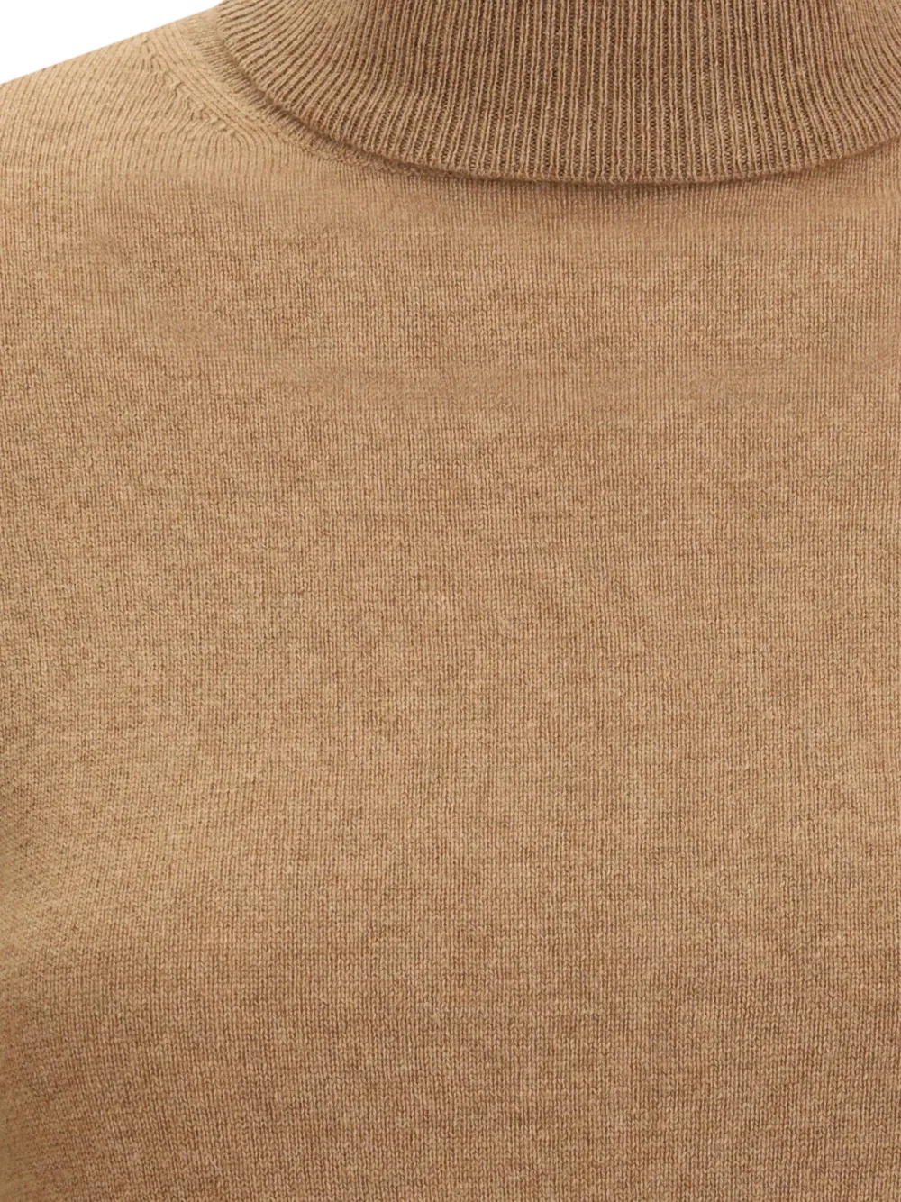 Max Mara Educata Turtleneck Sweater In Brown