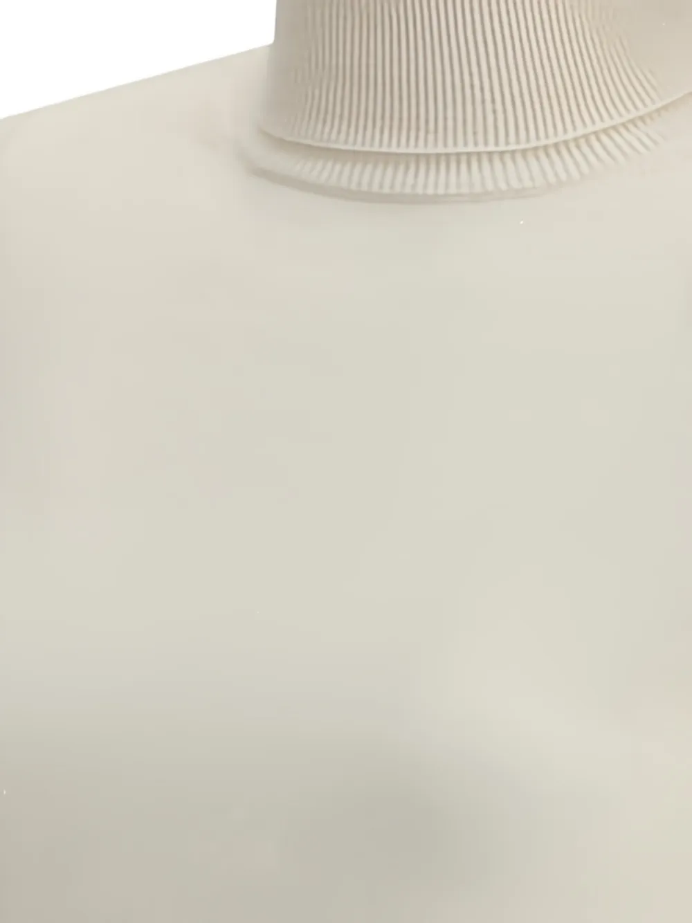 Max Mara Educata Turtleneck Sweater In White