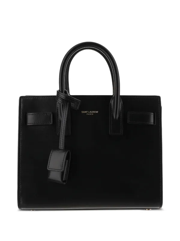 Saint Laurent サック ド ジュール パドロック バッグ ナノ | ブラック