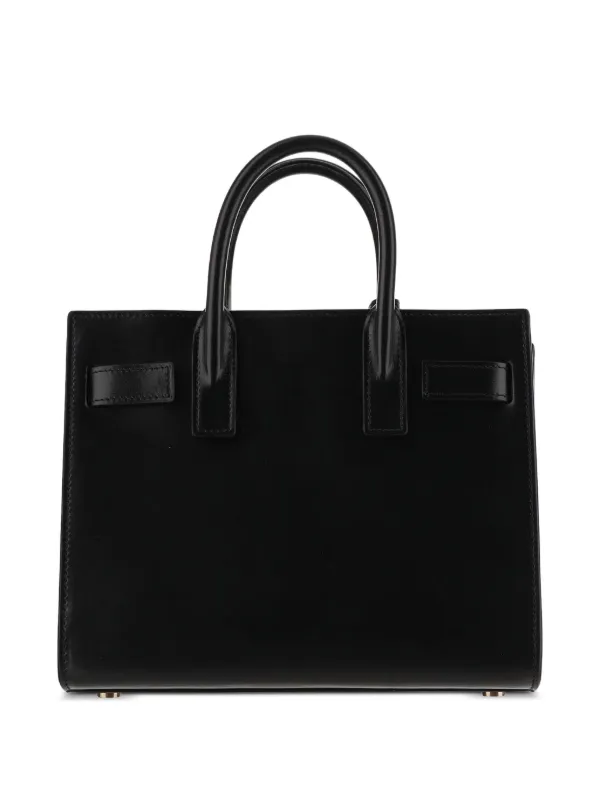 Saint Laurent サック ド ジュール パドロック バッグ ナノ | ブラック