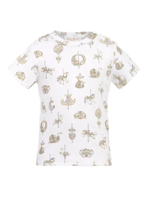 Atelier Choux illustrations round-neck T-shirt