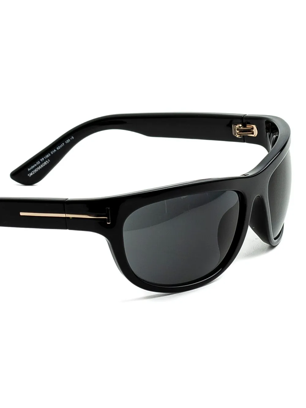 TOM FORD Eyewear Zonnebril met logodetail Zwart