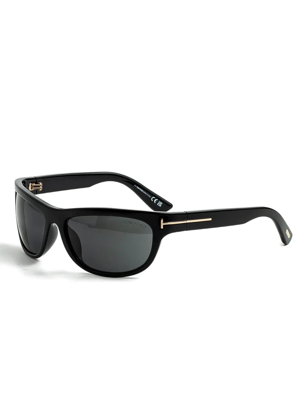 TOM FORD Eyewear Zonnebril met logodetail Zwart