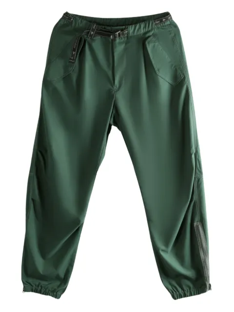 and Wander belted-waist track pants 