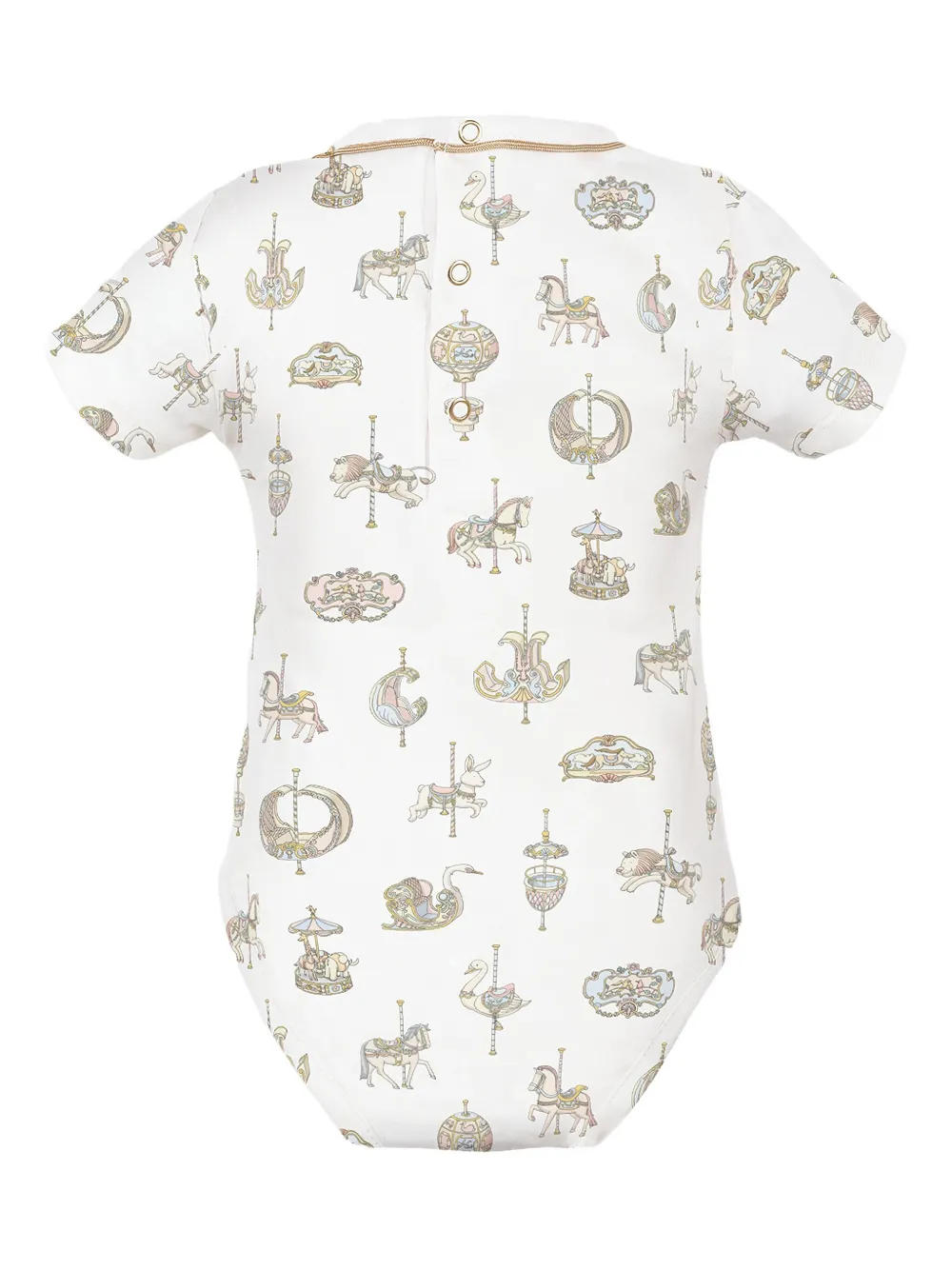 Atelier Choux short-sleeve illustrations bodie - Wit