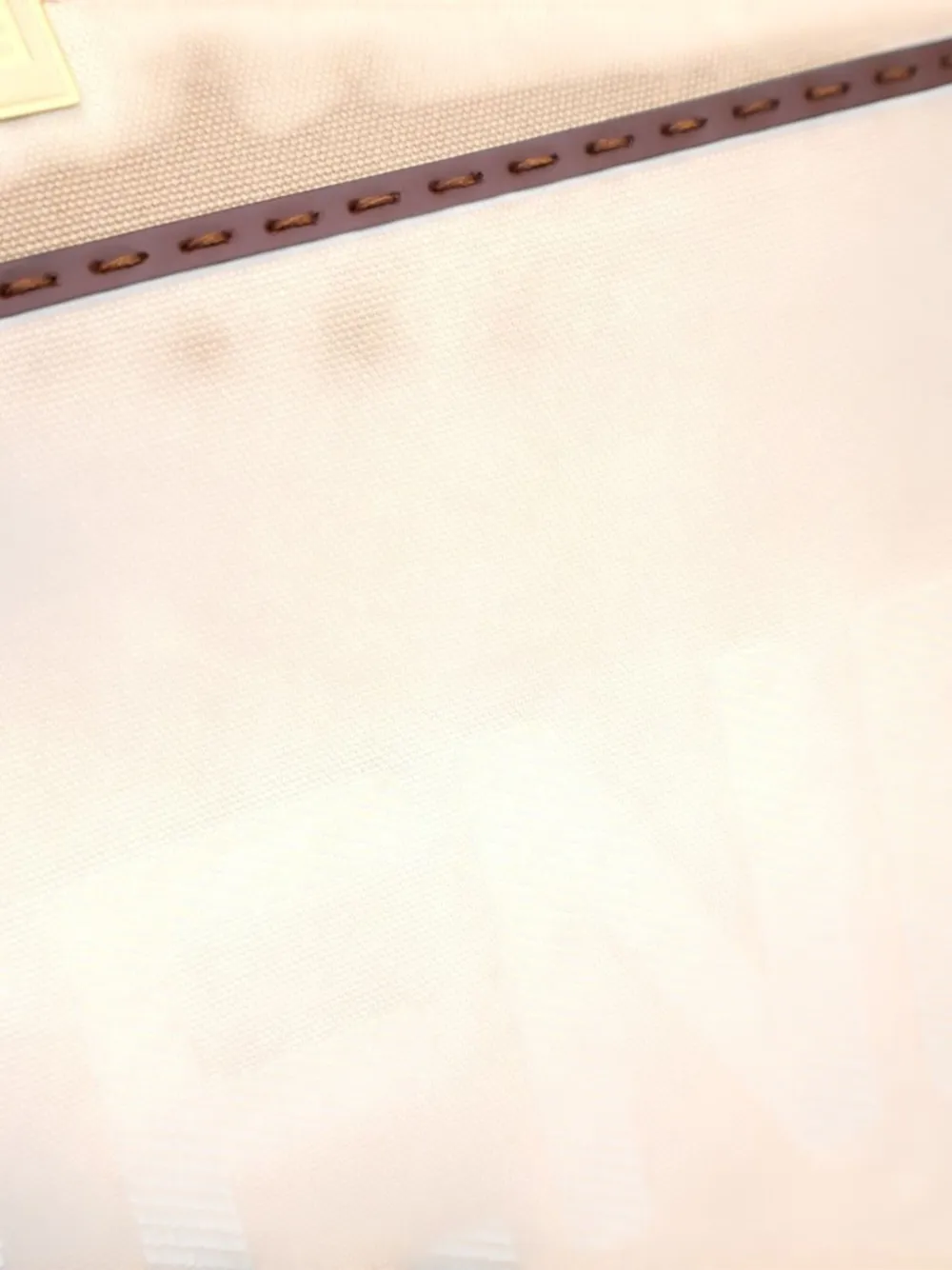 Pre-owned Fendi 2010-2025 Medium Canvas Sunshine Shopper Tote Satchel In Brown