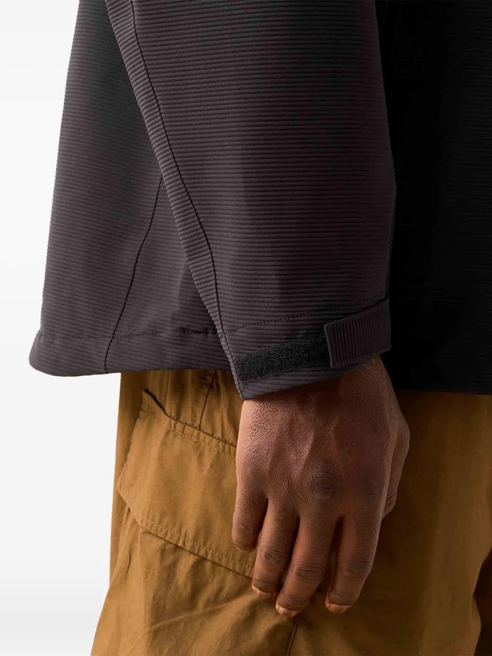 Mizuno Jack met capuchon en rits Zwart