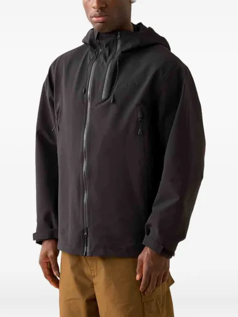 Mizuno chaqueta con cremallera y capucha