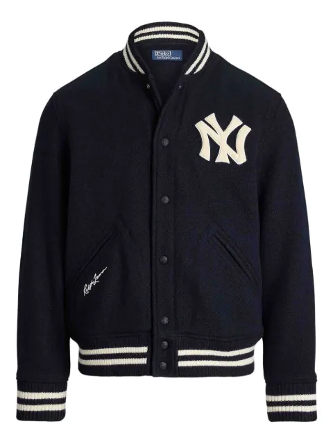 Polo Ralph Lauren xYankees striped-hem jacket