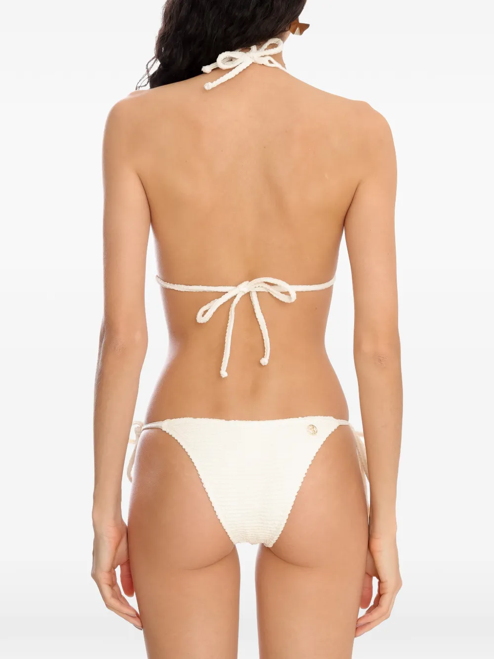  Brigitte Tie-fastening Triangle Bikini - Neutrals 