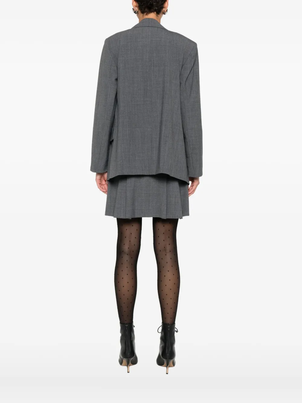 Marella Open-front Blazer In Gold