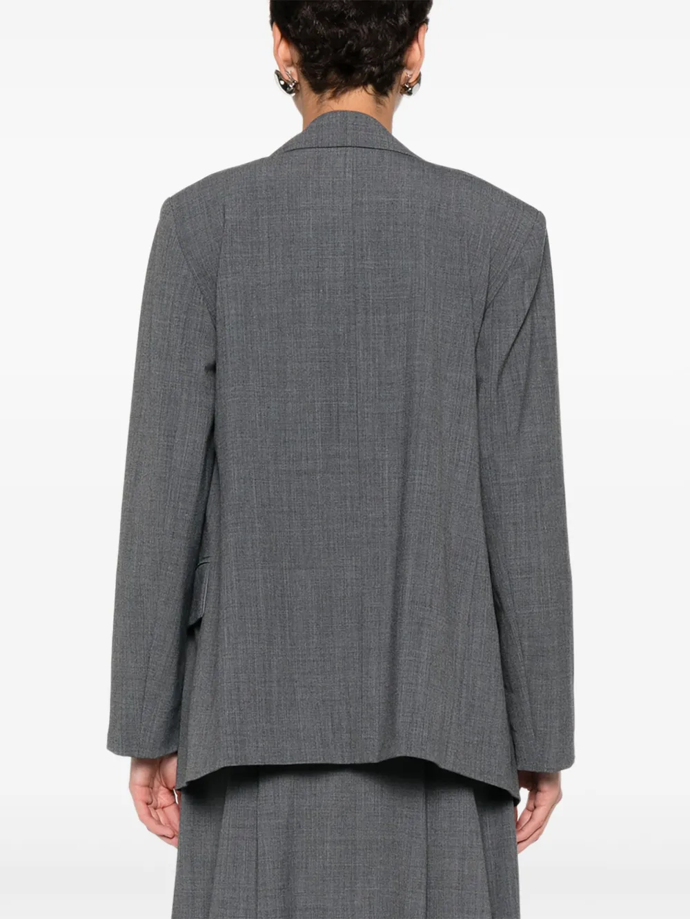 Marella Blazer met open voorkant Grijs